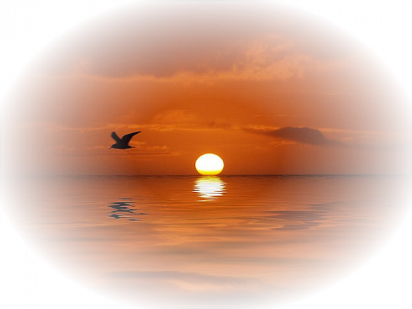 Paysage coucher de soleil / 4