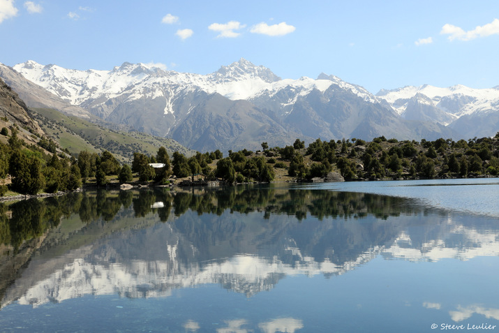 Le lac Alaoudin, Tadjikistan