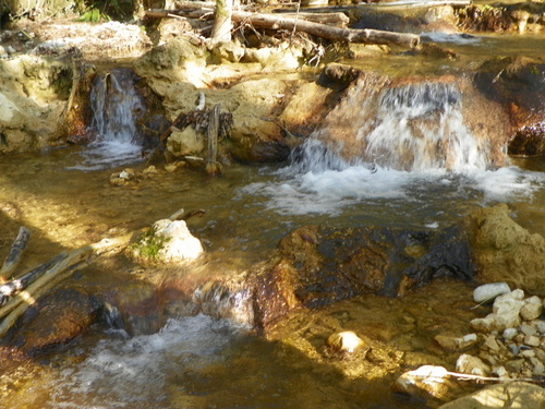 La cascade des Echanaux aux Hôpitaux