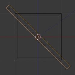 Faire pivoter l'objet de 45 degrés