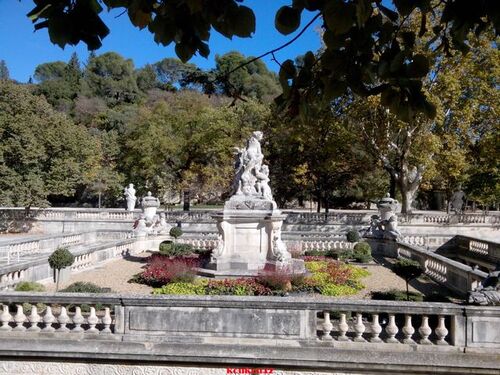 Echappée belle Nîmoise. Les jardins de la Fontaine.