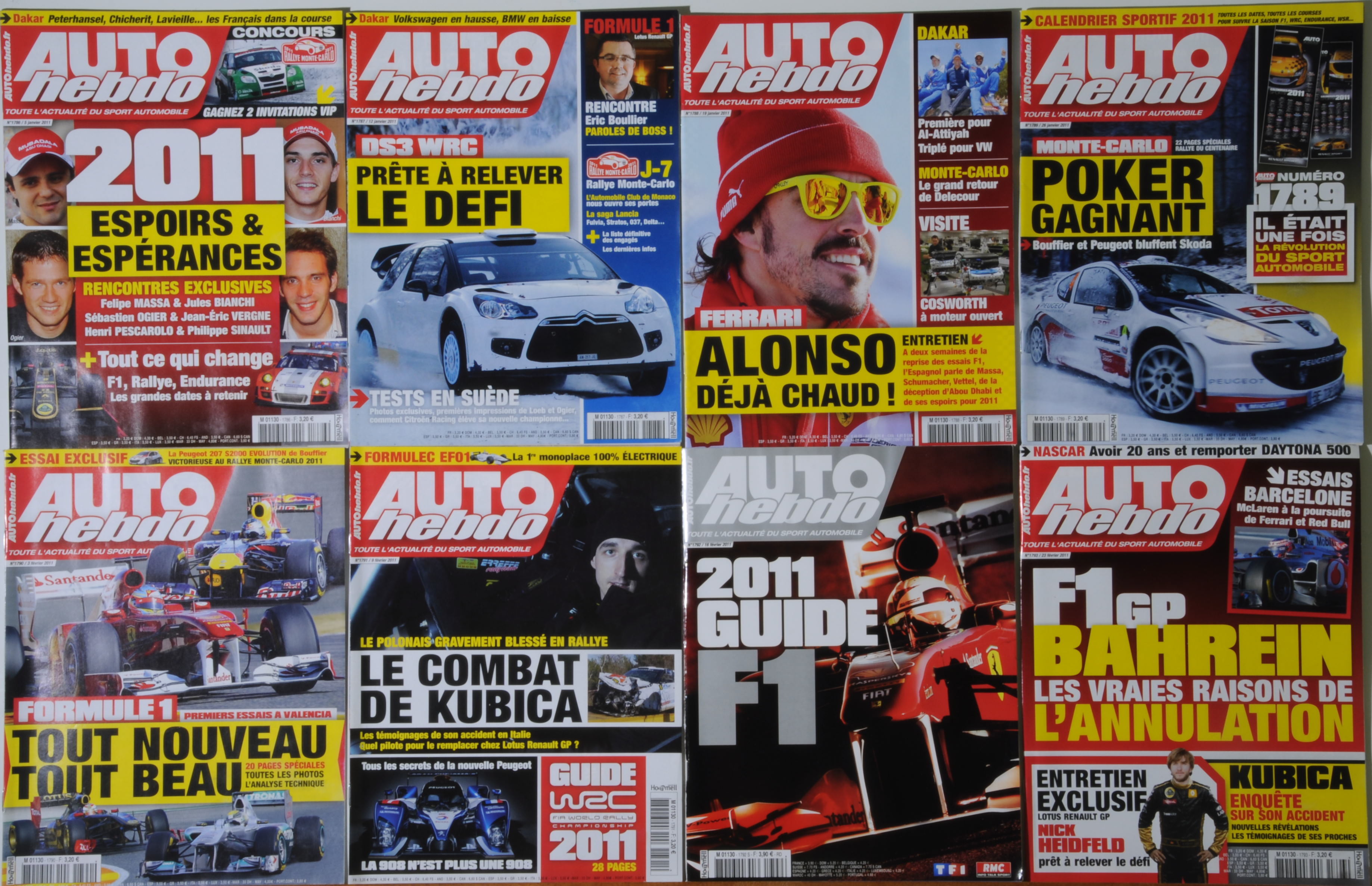 calendrier rencontres peugeot sport 2011