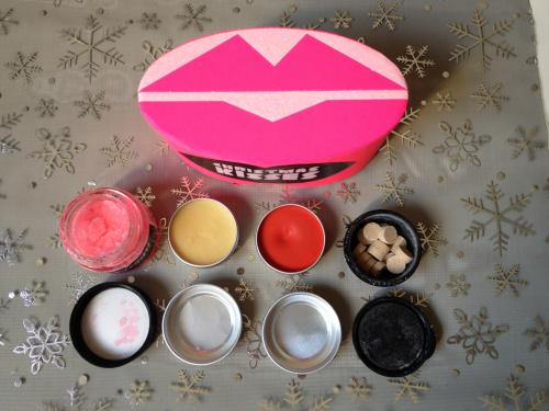 Le coffret Christmas Kisses pour les lèvres, Lush