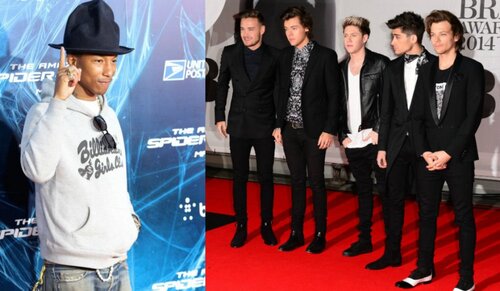 One Direction : Pharrell Williams sur leur prochain album ?