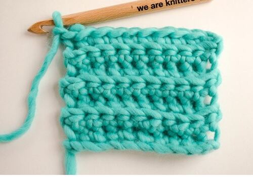 Crocheter sur le brin arrière , technique: