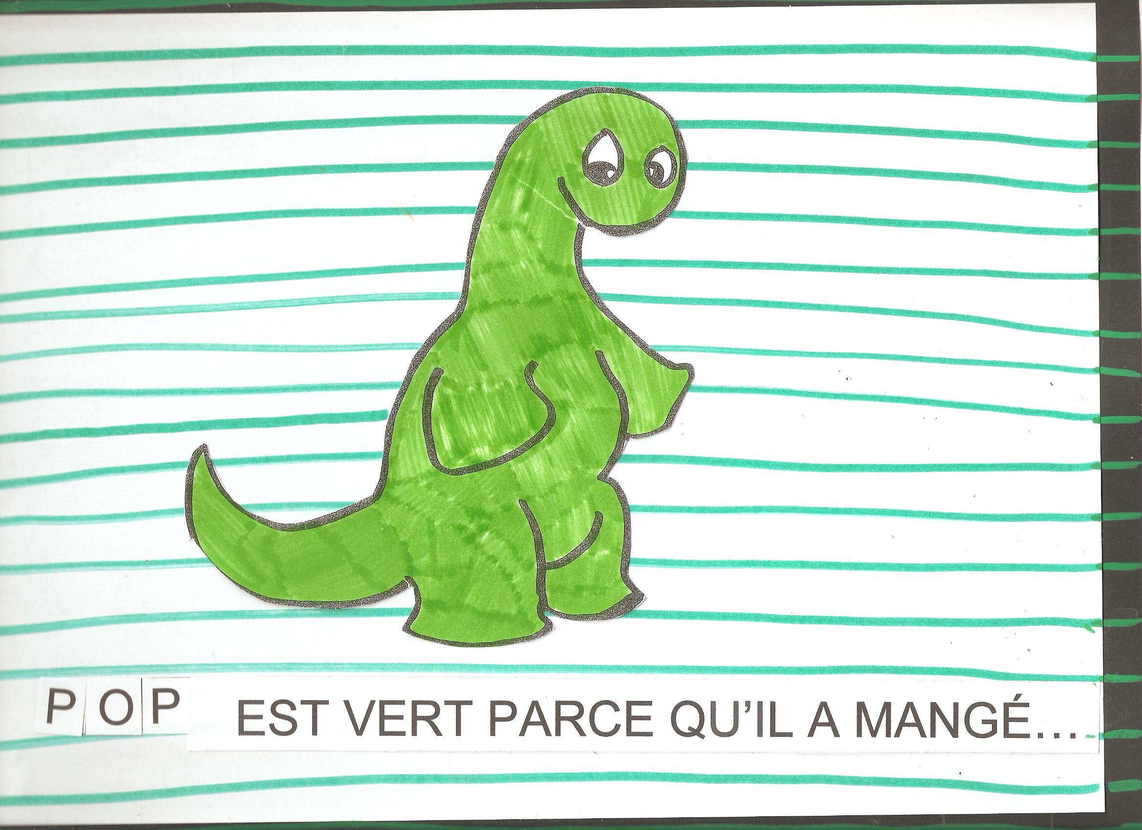 Album   pter avec Pop le dinosaure