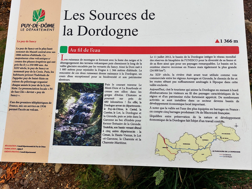 Journée 1 Sources de la Dordogne - Cascades au Mont Dore