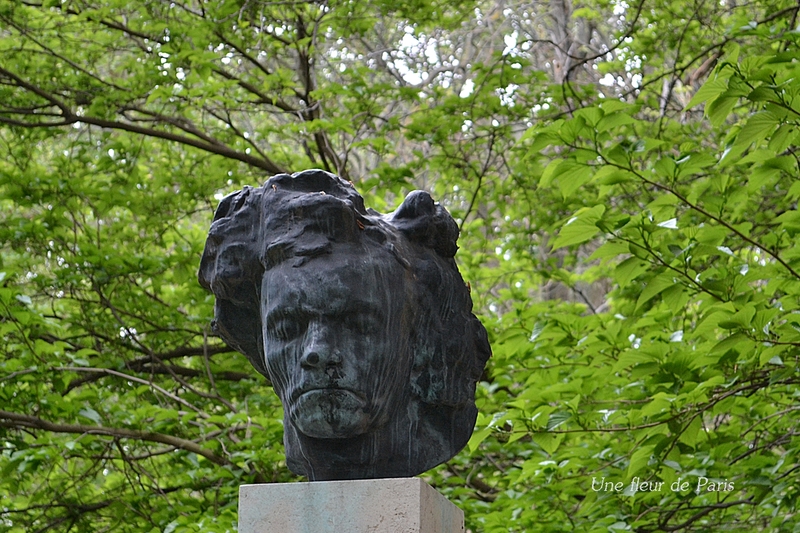 Jardin du Luxembourg : Buste de Ludwig Van Beethoven de Bourdelle