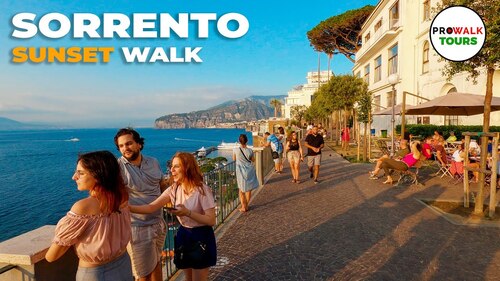 SORRENTO. Italie. Sunset Walk  (Voyages)