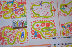 Les CP s'inspirent de Keith Haring