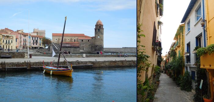 * ARGELES sentier du littoral et Fort St Elme