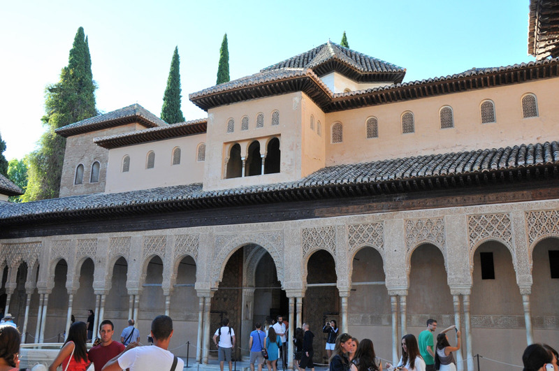 Grenade, l'Alhambra, le palais des Lions