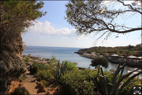 Grèce, île de Rhodes, les thermes de Kallithéa