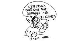 Charlie Hebdo parle de l'école
