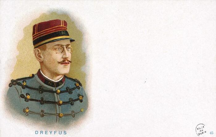 Le capitaine Alfred Dreyfus (chromo Stab. E. Berardi. Milano