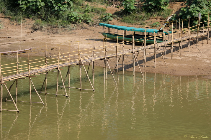 Les rives du Mékong à Luang Prabang, Laos