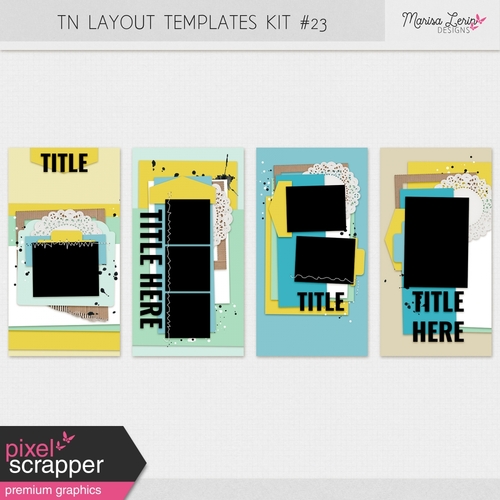 layout Templates kit #70 et TN layout Templates kit #23