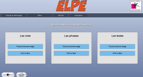 Utilisation du logiciel ELPE 