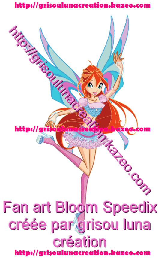 Fan art bloom speedix by me avec tag