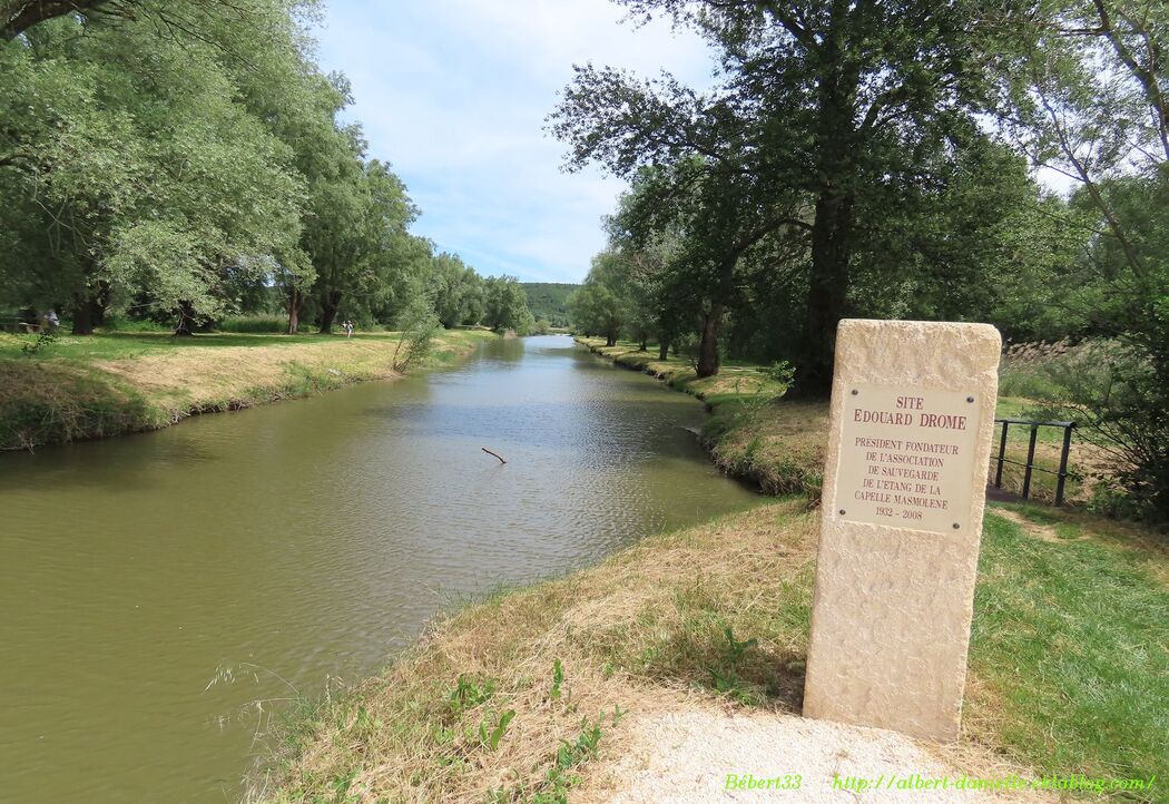 l'étang de la Capelle dans le Gard