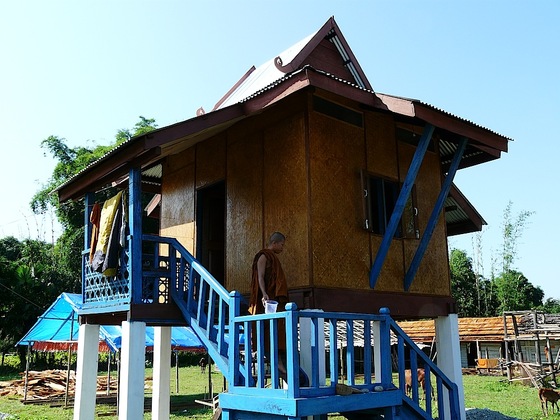 un monastère  bouddhiste thaï