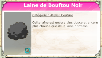 laine de bouftous noirs