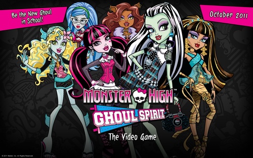 Monster High Fond d'écran jeu vidéo