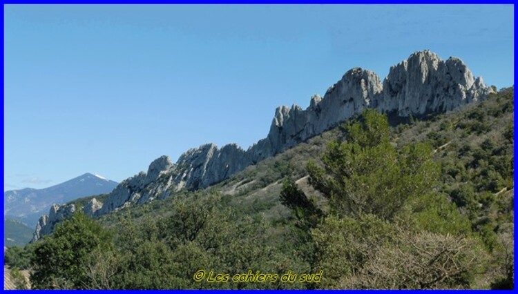 Monts de  Gigondas, la dent du Turc