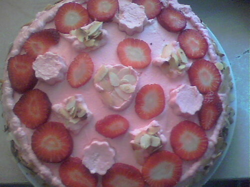Gâteau aux fraise