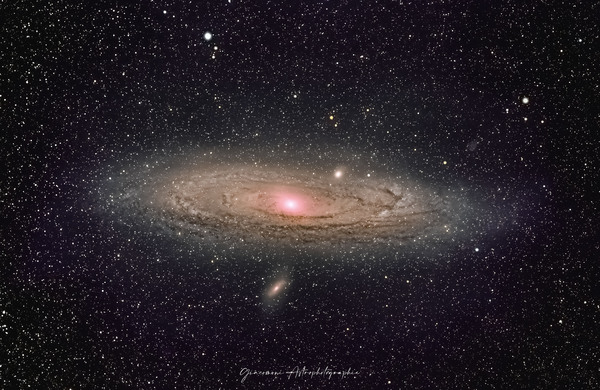 Galaxie d'andromède depuis le grand site de la Parata (Ajaccio) - 10/12/13 octobre 2023