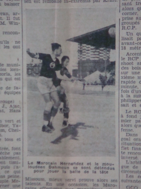 1.3.36 la coupe afn olympique marocaine elimine le mca 1-0