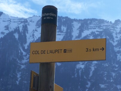 Topo Col de l'Aupet