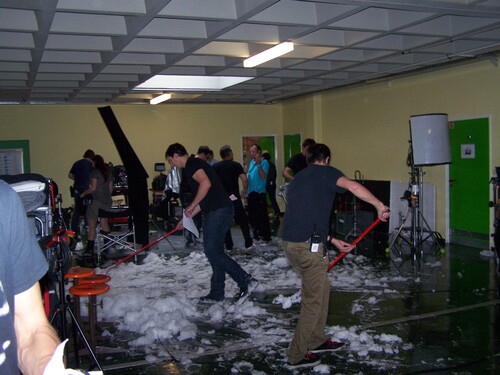 Les coulisses du tournage du film "les Profs" au Lycée Jacqes Prévert de Longjumeau