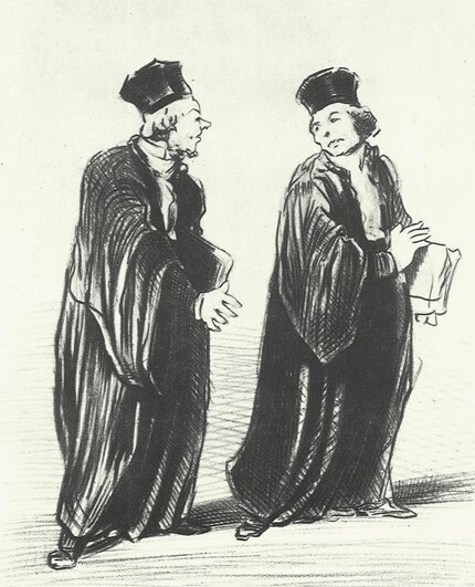 Honoré Daumier, Les Gens de Justice : caricatures. 4/4