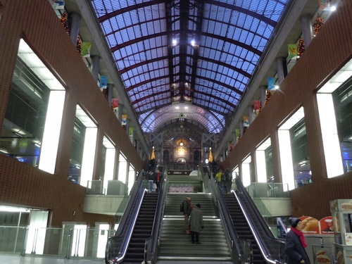 La gare d'Anvers