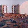 Grèce- super lune !