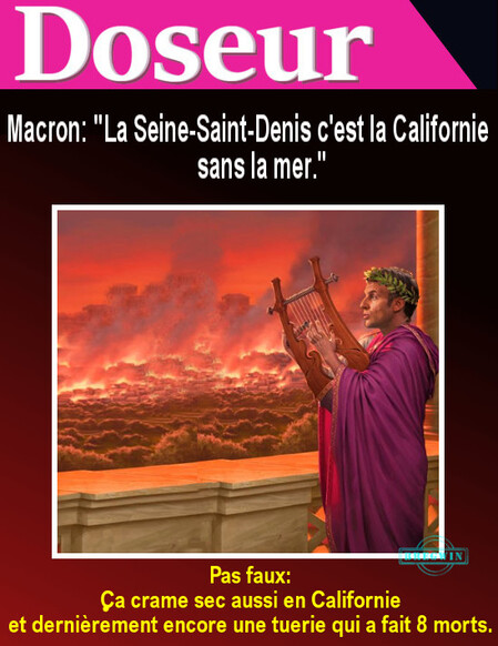 Macron seine saint denis