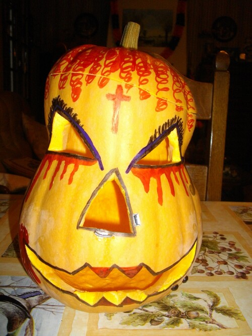 Notre citrouille d' Halloween!!