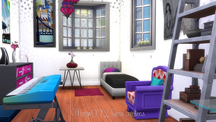 Sims 4, aménagement des Painted ladies 