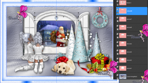 Weihnachten am Fenster