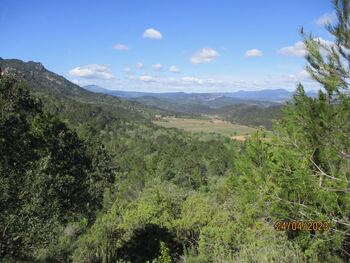 La plaine des Hautes Bastides, sous l'antenne de la Loube