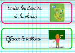 TABLEAU DE RESPONSABILITES
