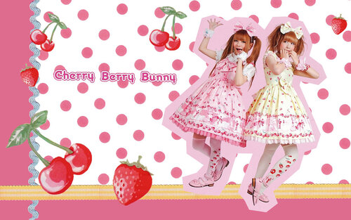 Wallpapers Angelic Pretty kawaii rouge/red