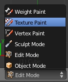 Le mode Texture Paint