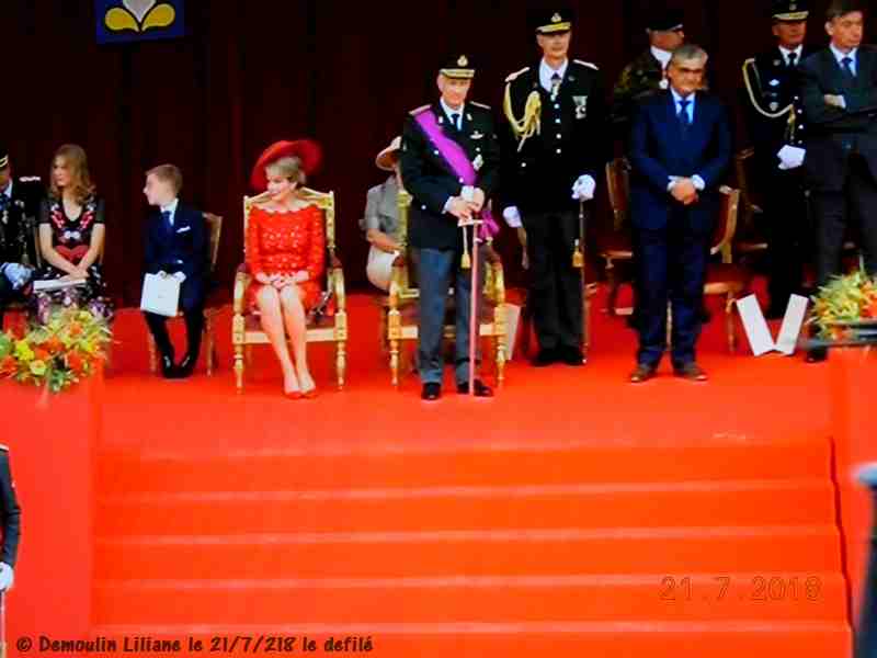 NOTRE DEFILE MILITAIRE DU 21/7/2018 A BRUXELLES