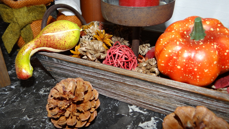 Ma Petite Décoration d'Automne... + Le Bouquet du Vendredi