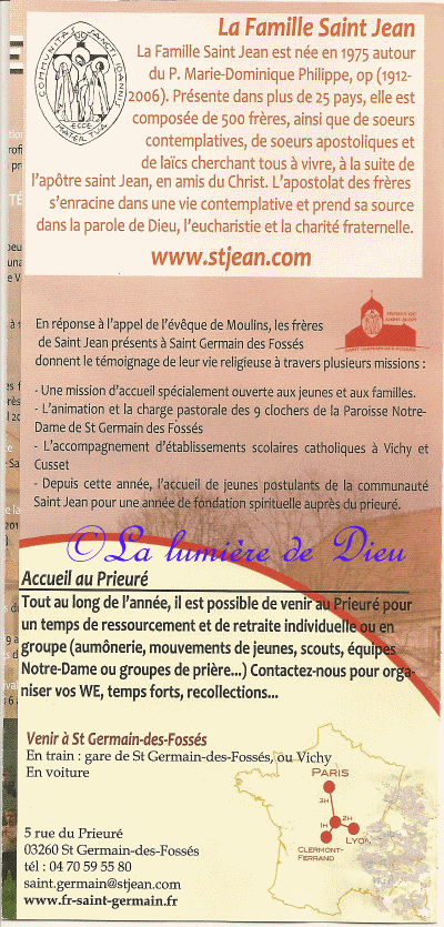 Saint Germain des fossés, prieuré Notre-Dame du Cénacle