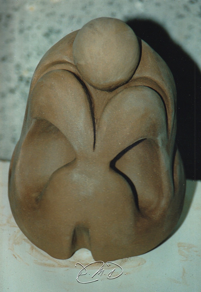 Inspiré de Henry Moore - Terre chamottée cuite