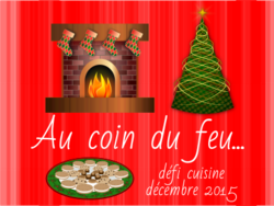 **Noël** Biscuits aux Marron, noisettes et chocolat {Vegan} Défi "Au coin du feu"