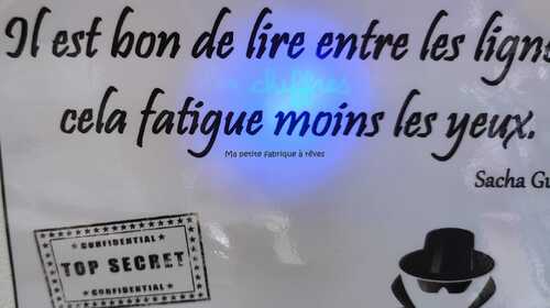 escape game maison message invisible lampe UV